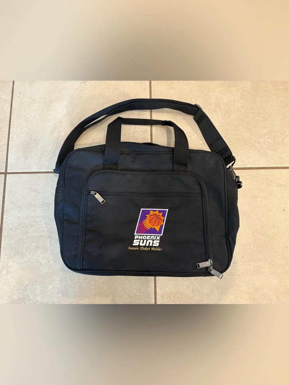 Phoenix Suns Season Ticket Holder Messenger Bag Golden Pacific Black Crossbody